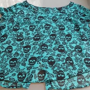Torrid Skull Blouse